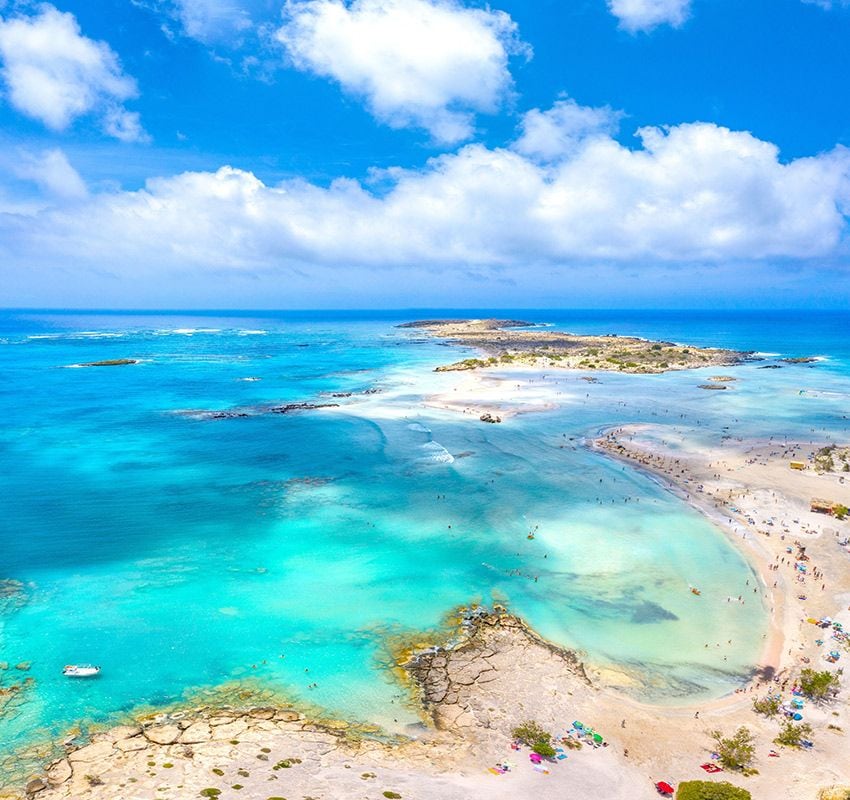 Playa de Elafosini, Creta, Grecia