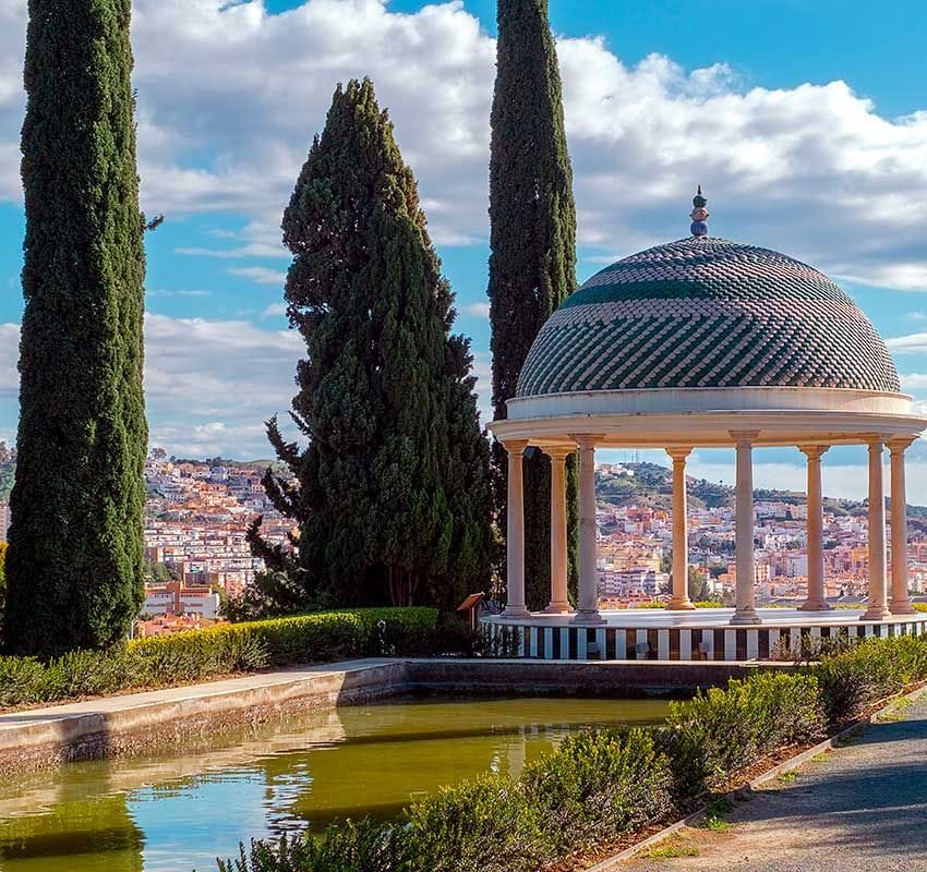 Localizaciones de la serie The Crown: Jardín Botánico de la Concepción en Málaga