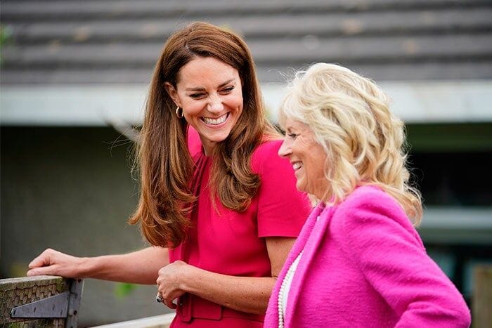 Kate Middleton y Jill Biden