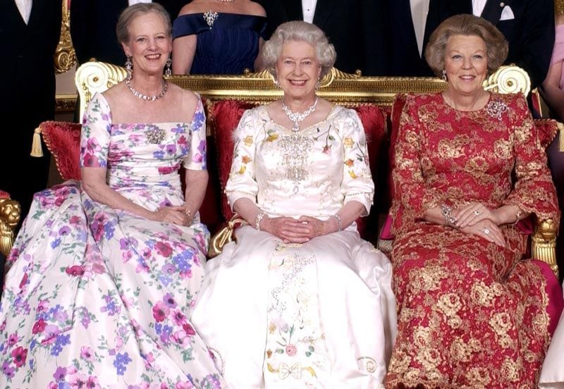 Isabel II, Margarita de Dinamarca y Beatriz de Holanda