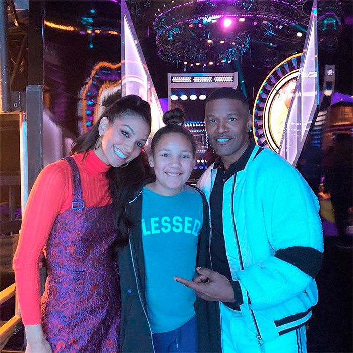 Jamie Foxx con sus hijas