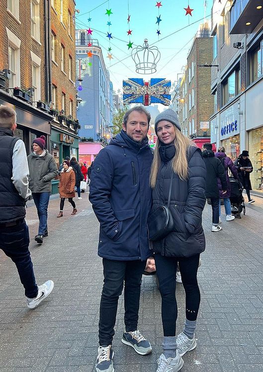 Manuel Martos y Amelia Bono en Londres 