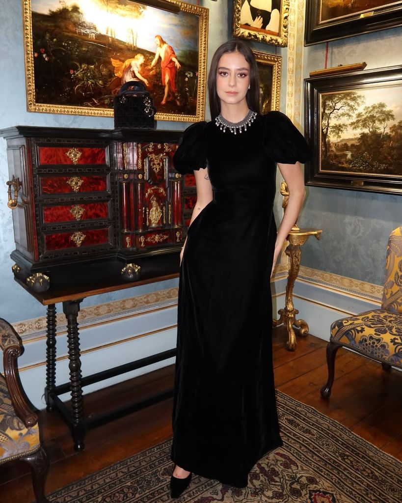 Victoria de Marichalar de Dior en el palacio de Liria