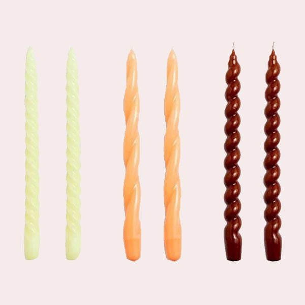 Candle Long Mix Set Of 6