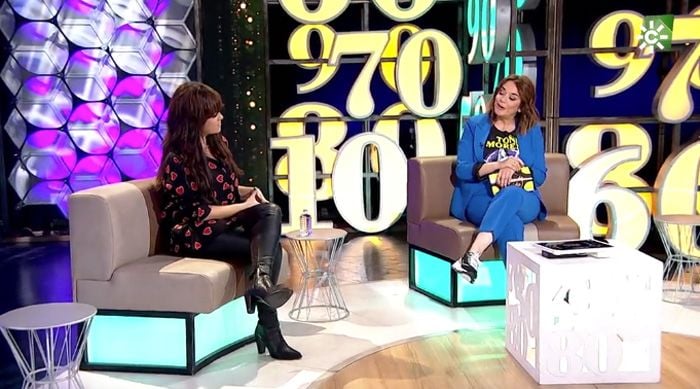 Vanesa Martín con Toñi Moreno en Canal Sur