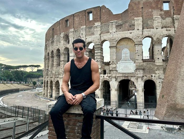 Mario Casas en su escapada a Roma