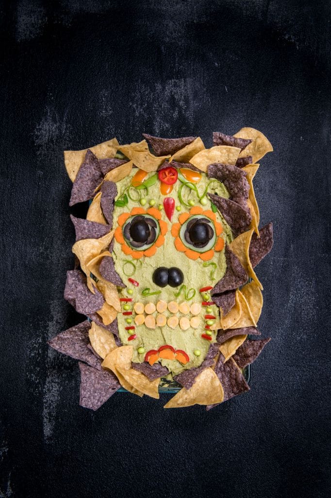 Hummus del Día de los Muertos