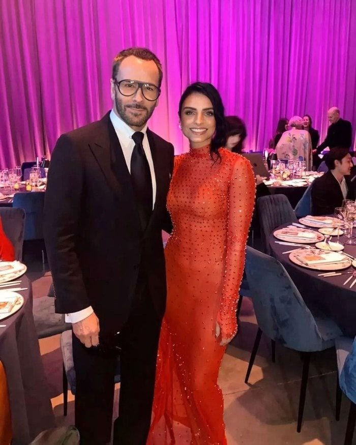 Aislinn Derbez y Tom Ford