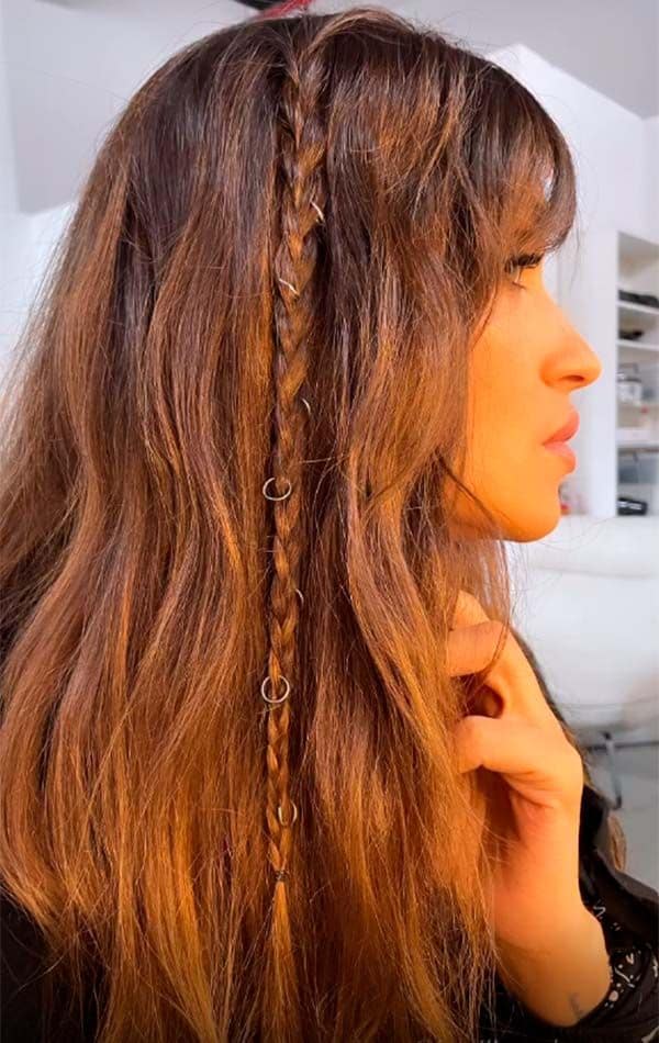 Sara Carbonero con trenza 'boho'