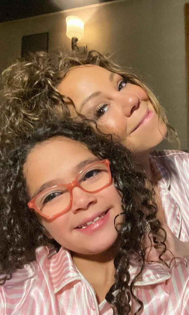 Mariah Carey con su hija Monroe