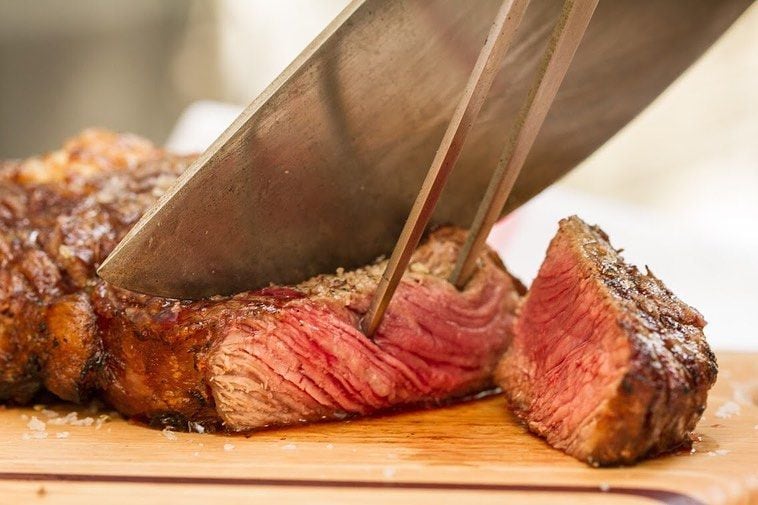 Carne del restaurante La Tavernícola en el barrio de Poblenou en Barcelona