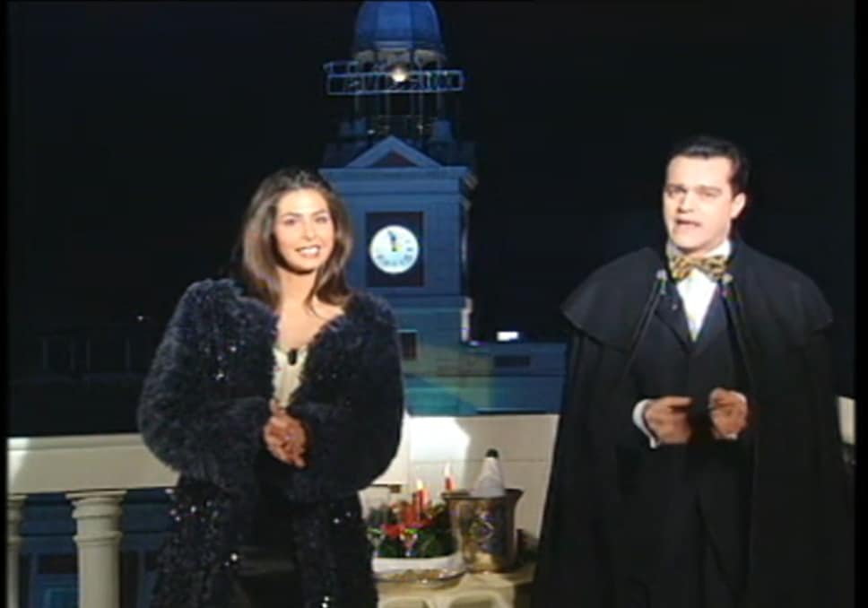 Nuria Roca y Ramón García campanadas 2000