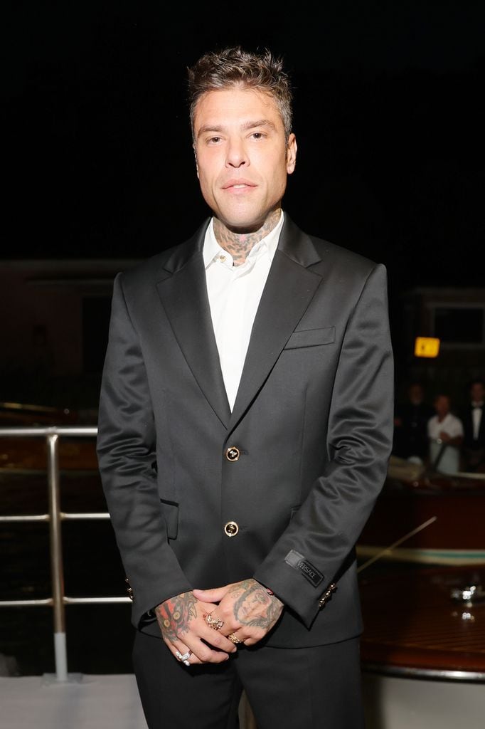 Fedez en la amfAR Gala Venezia 2024