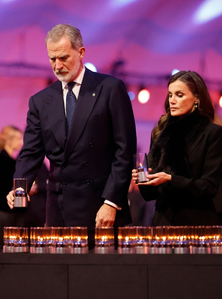 Felipe VI y la reina Letizia en la 80 conmemoracion de la liberacion de Auschwitz