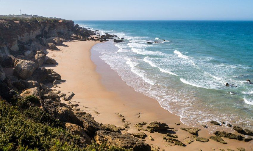 Playa de Cuevas de Roche en Conil de la Frontera, Cádiz