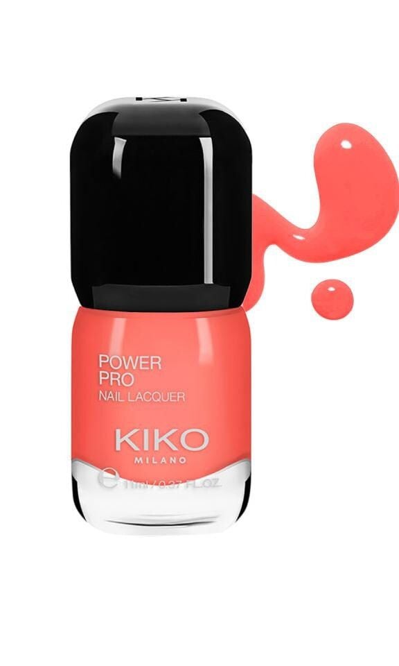 kiko cosmetics nail polish in hibiscus red