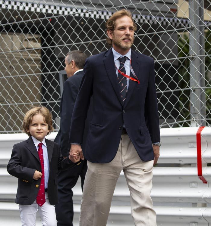 Andrea Casiraghi y Sasha