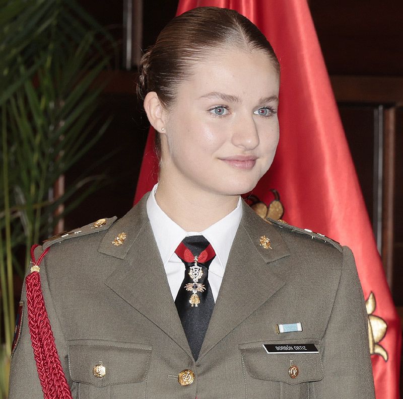 La princesa Leonor confía en su peinado con trenzas favorito