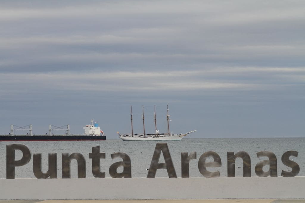 La princesa Leonor llega con el Juan Sebastián de Elcano a Punta Arenas (Chile) 