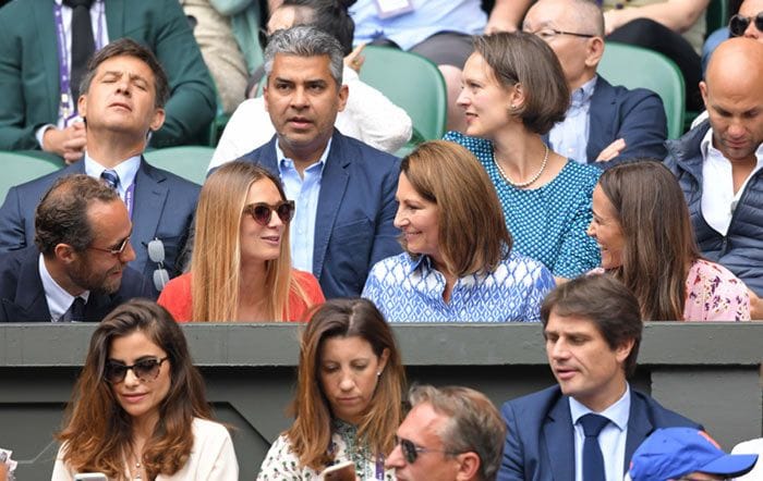 Los duques de Cambridge acuden con todos los Midldeton a la final masculina de Wimbledon