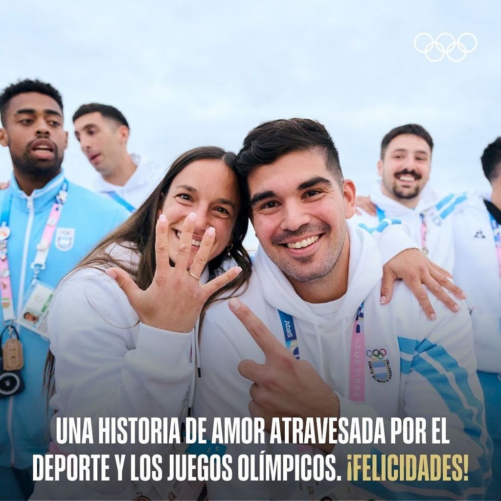 Pablo Simonet y Pilar Campoy, los atletas argentinos que se comprometieron en París 2024.