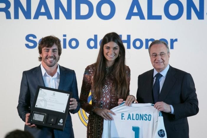 Linda Morselli, Fernando Alonso, Florentino Pérez,