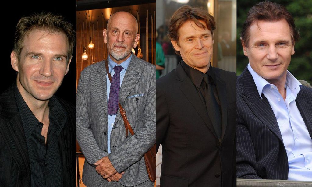 ralph finnes john malkovich willen dafoe liam neeson