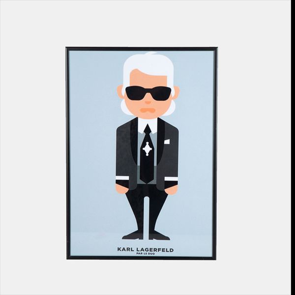 cuadro karl lagerfeld