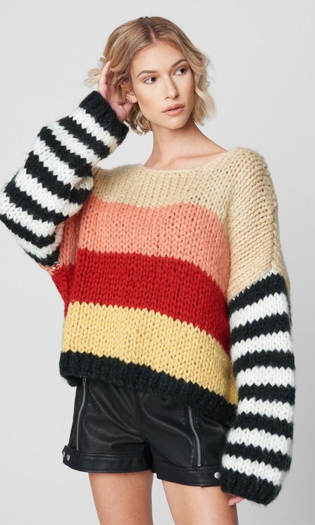 sweater multicolor de blank nyc