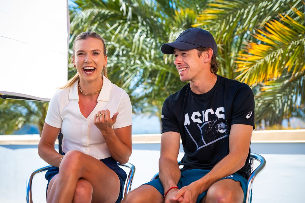 Katie Boulter y Alex de Minaur