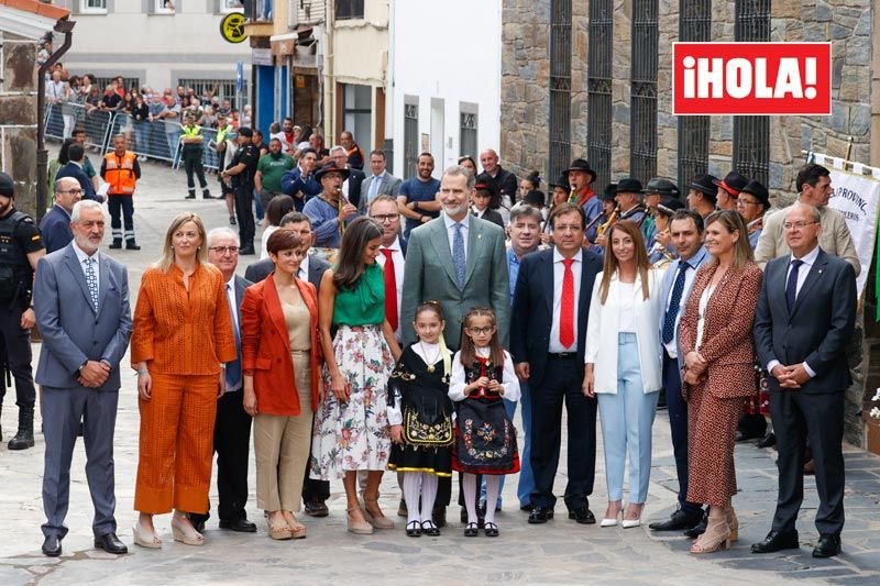 Don Felipe y doña Letizia en Pinofranqueado