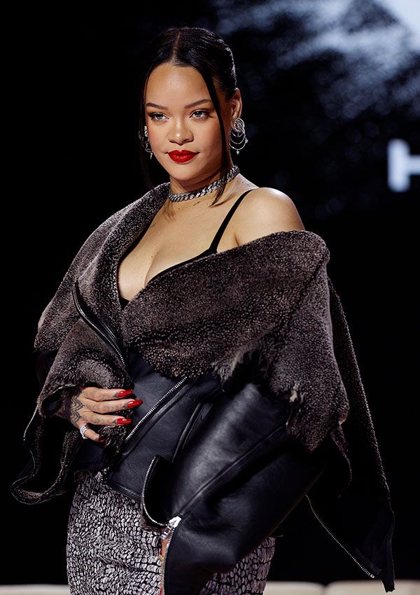 rihanna en la previa a la actuacion de la super bowl