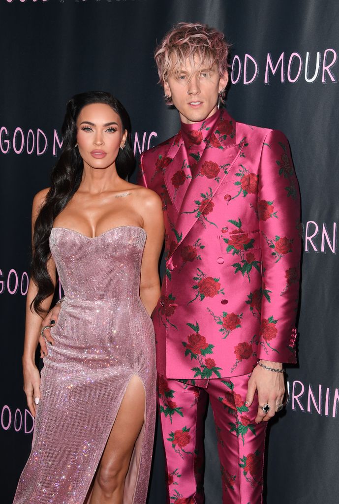 Megan Fox y Machine Gun Kelly en la premiere de "Good Mourning" en mayo de 2022