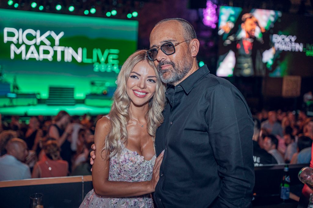 Risto Mejide y Natalia Almarcha disfruta del concierto de Ricky Martin en el Starlite Occident de Marbella