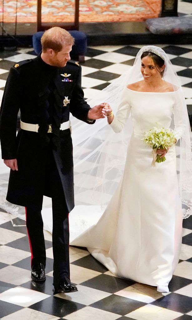 Meghan revealed that she and Harry tied the knot three days before their royal wedding in 2018