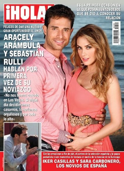 En ¡HOLA!: Aracely Arámbula y Sebastián Rulli hablan por primera vez de su noviazgo