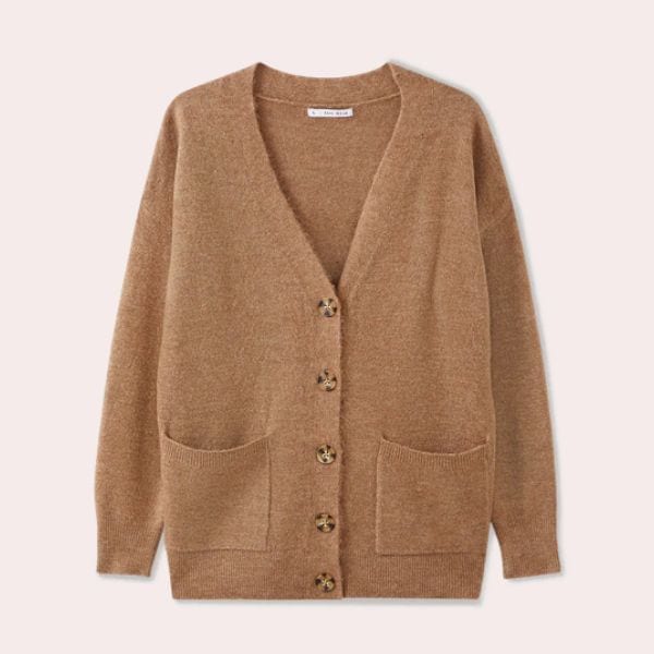 cardigan camel