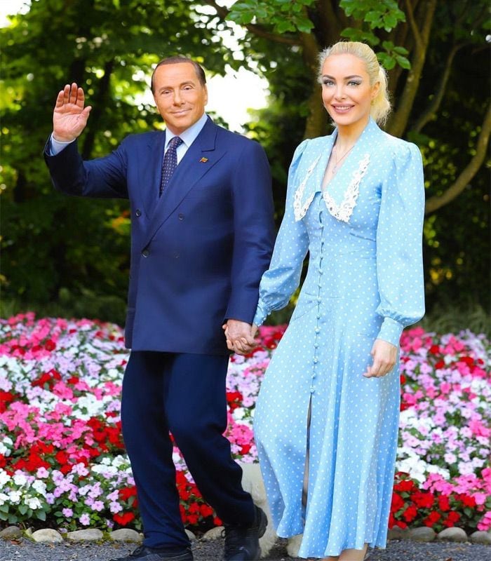 Silvio Berlusconi y Marta Fascina