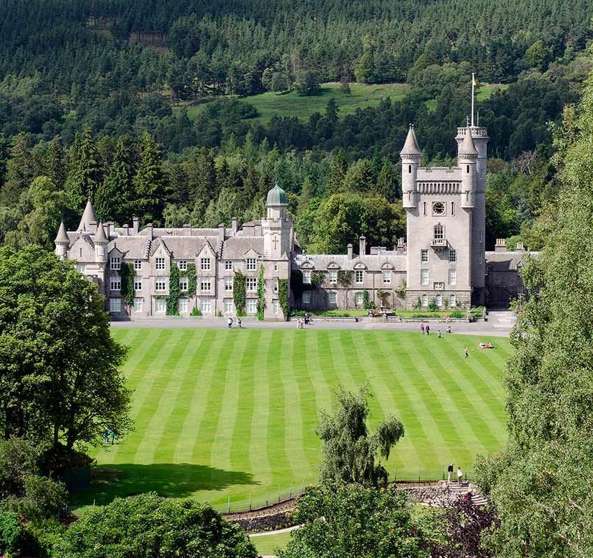 Castillo de Balmoral en Escocia