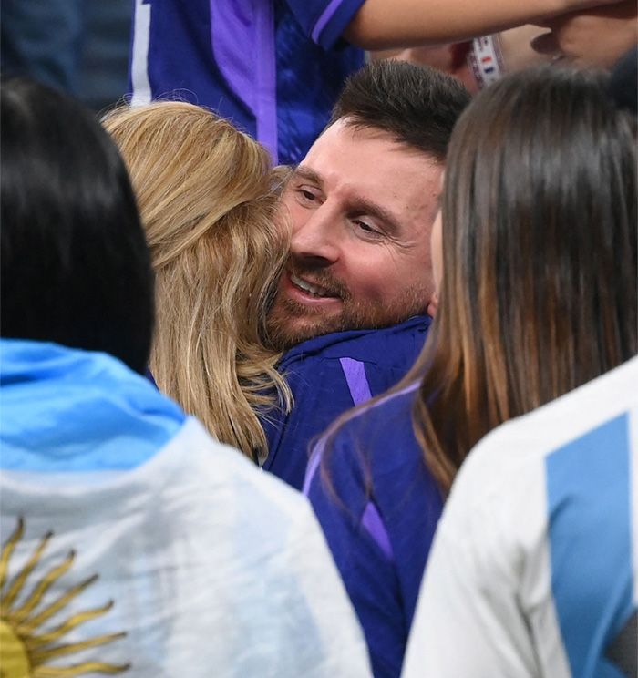 Messi con su madre