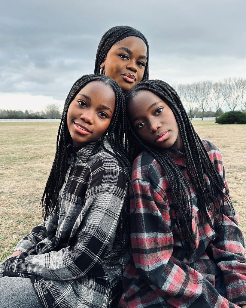 Mercy James, Stella y Estere, las tres hijas adoptivas de Madonna.