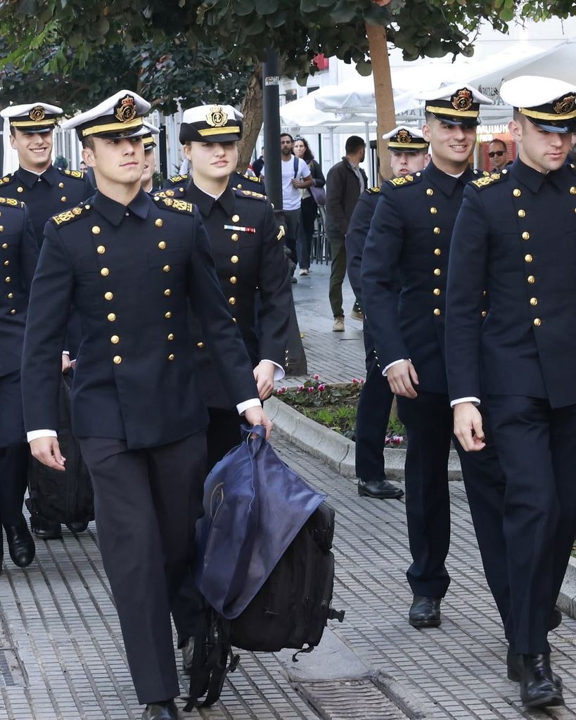 La princesa Leonor abordo del Juan Sebastian Elcano