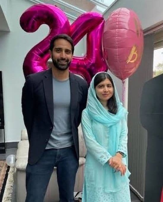 Malala y Asser Malik