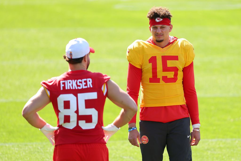 Patrick Mahomes #15 de los Kansas City Chiefs 