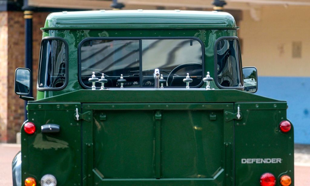 prince philip 39 s custom made land rover hearse unveiled for the first time