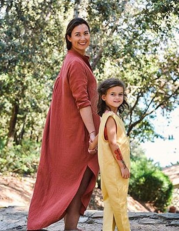 Claire de Luxemburgo y su hija Amalia