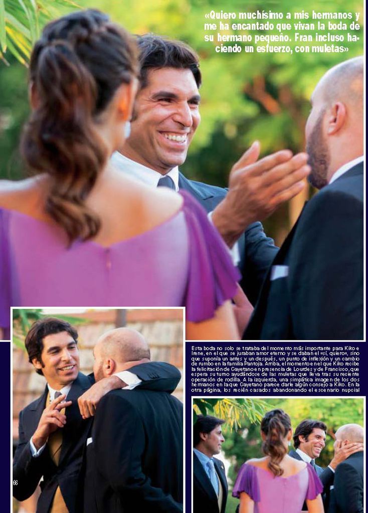 Boda Kiko Rivera e Irene Rosales - HOLA - octubre 2016