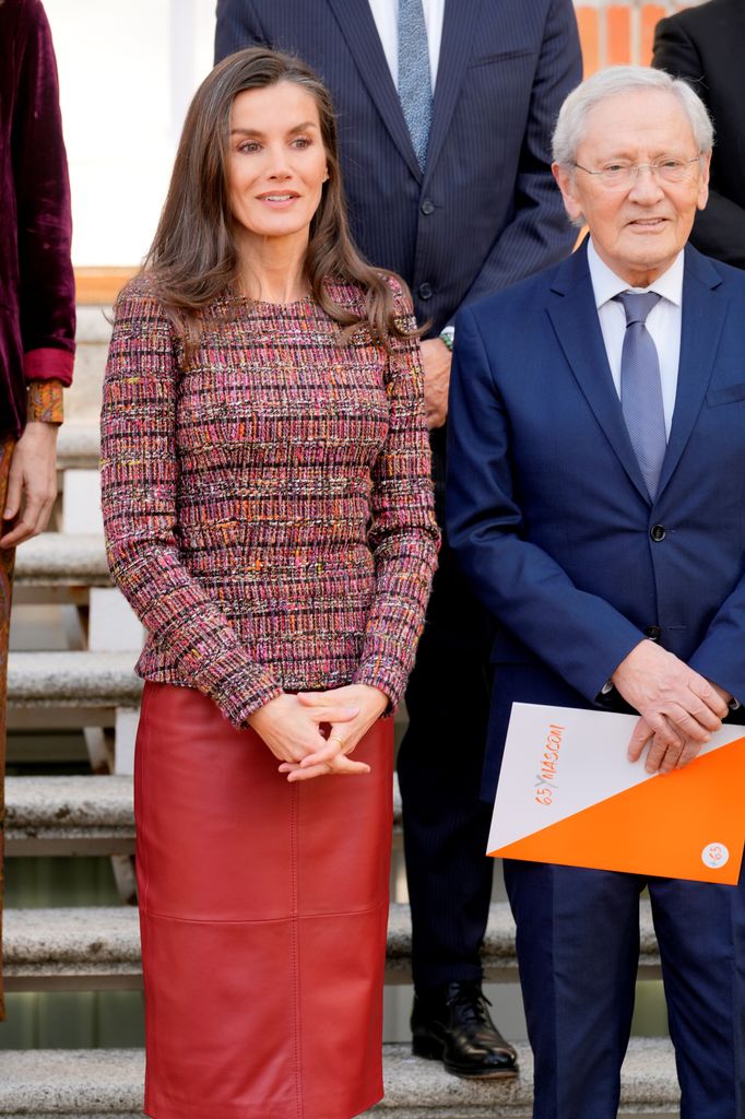 La reina Letizia recibe en audiencia a la fundación 65yMás