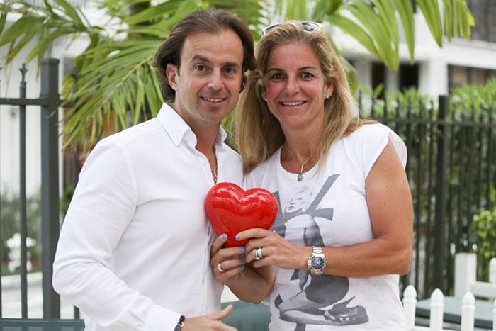 Arantxa Sánchez Vicario y su marido, Josep Santacana