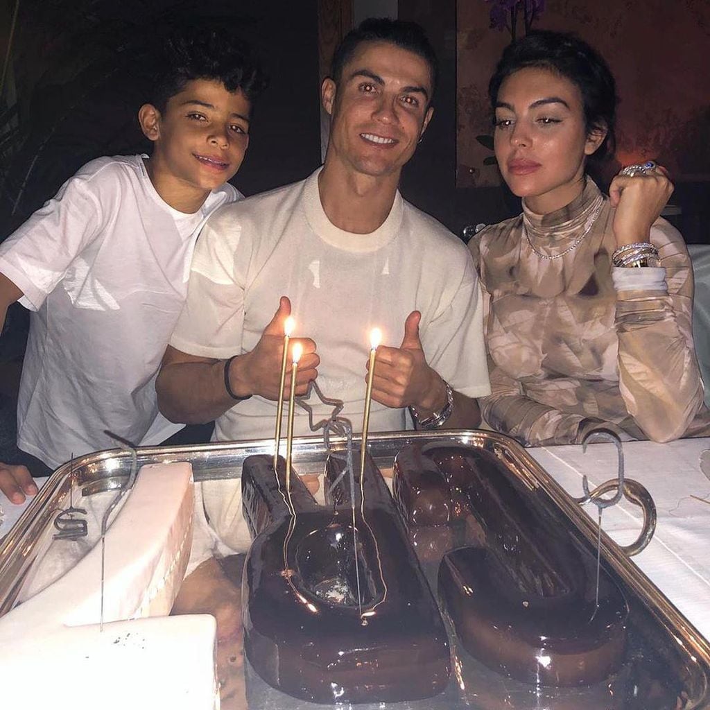 Cristiano ronaldo, Cristiano Jr y Georgina Rodriguez